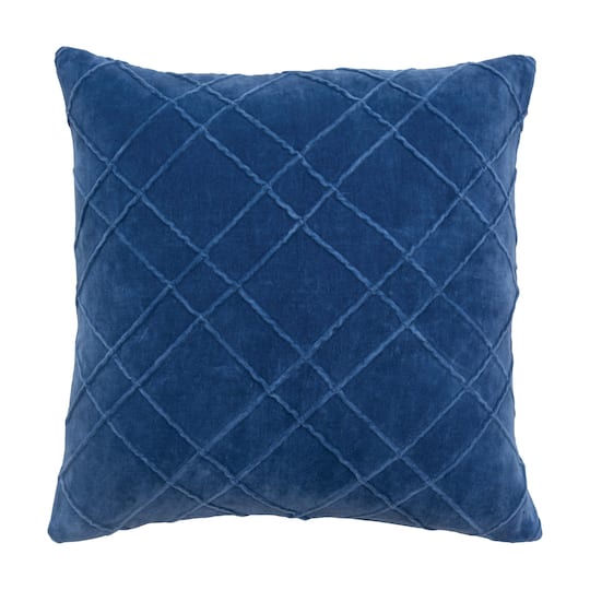 Hello Honey® Velvet Cotton Throw Pillow with Piped Pattern